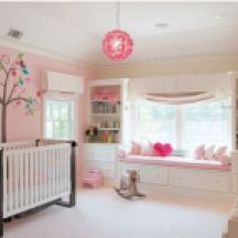 Pretty pink nursery
